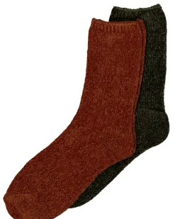 Chaussettes d'intérieur - Marron