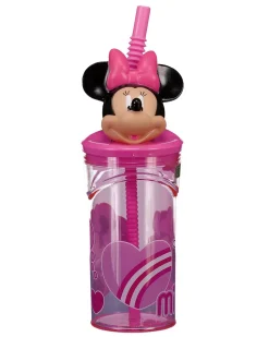 Gobelet avec paille - Rouge